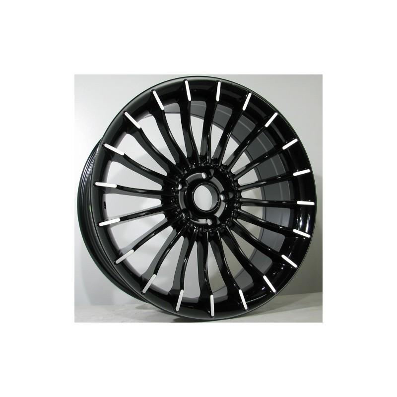 Llanta st wheels split 9.5x20 5x120 et38 72.56 black face machined