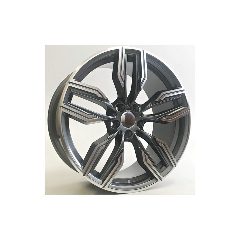 Llanta st wheels vector 10x20 5x112 et25 66.50 grey face machined