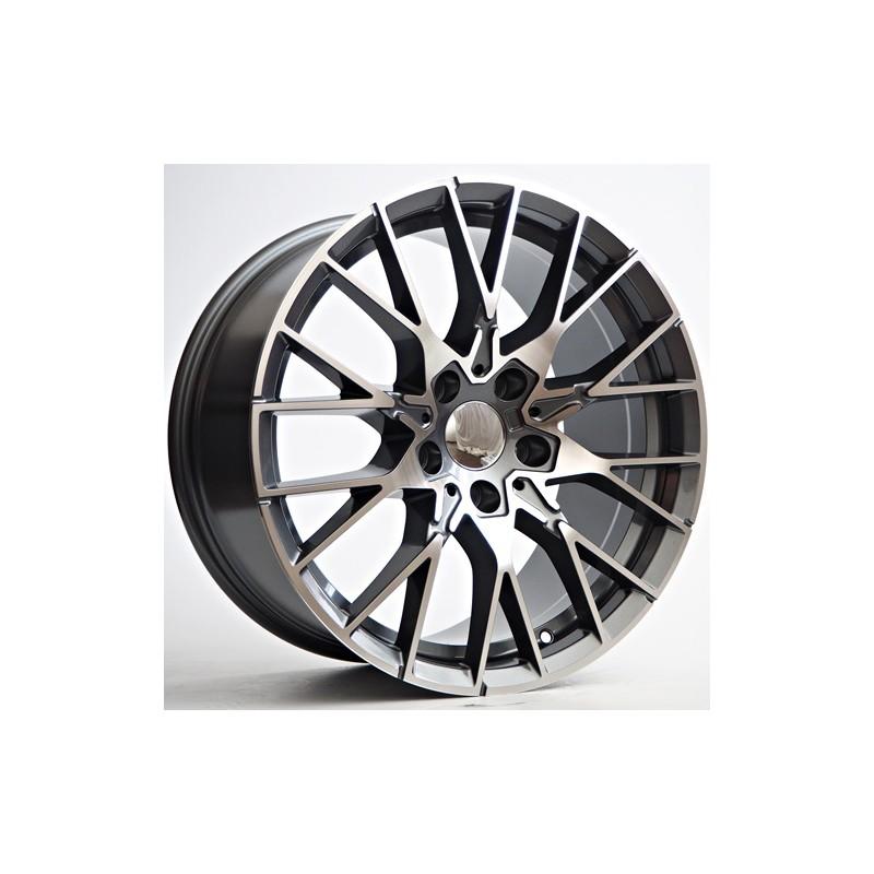 Llanta st wheels mars 9x18 5x120 et40 72.56 grey face machined