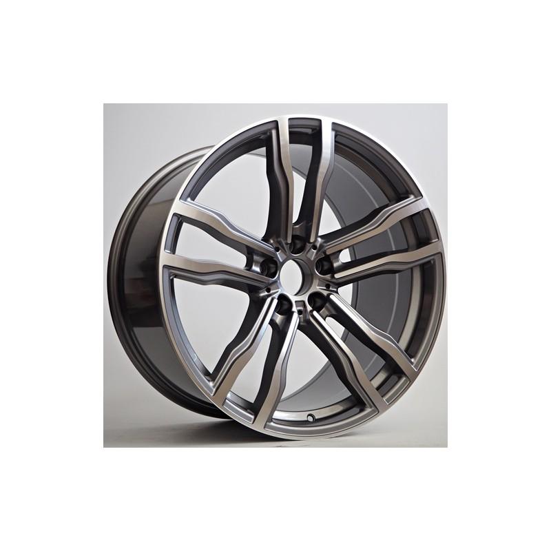 Llanta st wheels taran 11x20 5x120 et35 74.10 grey face machined