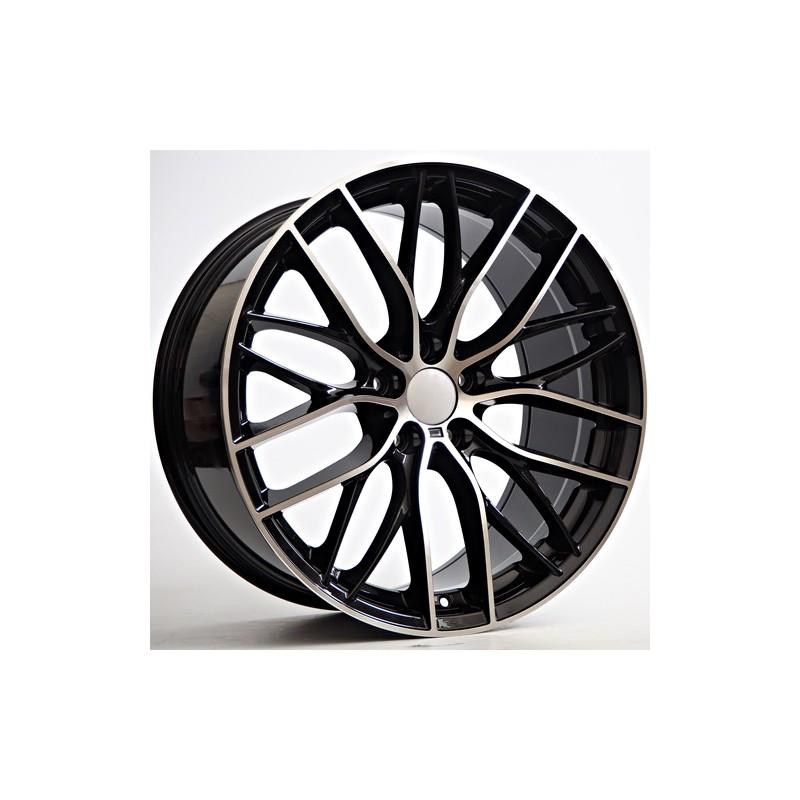 Llanta st wheels sigulo 8.5x20 5x120 et32 72.56 black face machined