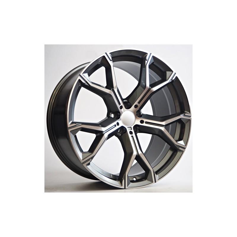 Llanta st wheels 9.5x21 5x112 et37 66.56 grey face machined