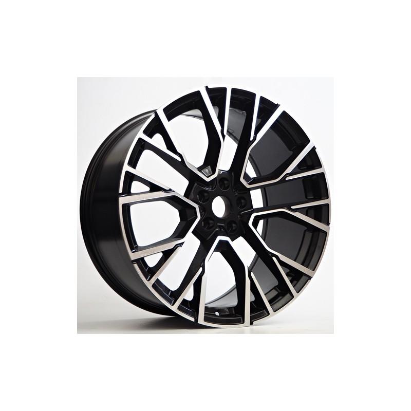 Llanta st wheels 9.5x21 5x112 et35 66.56 black face machined