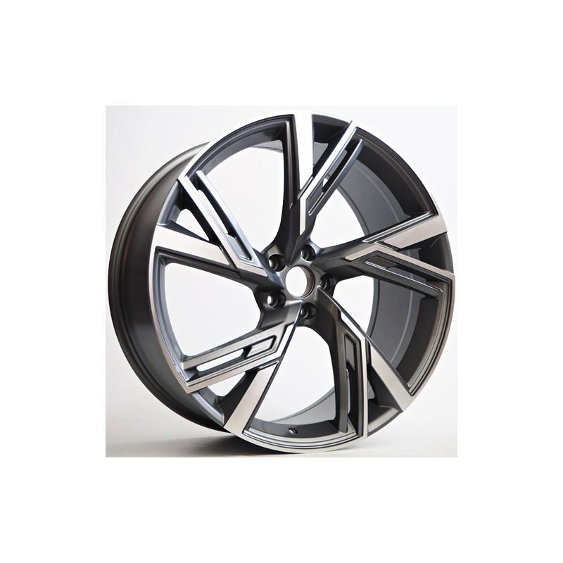 Llanta st wheels 9.5x22 5x112 et35 66.45 grey face machined