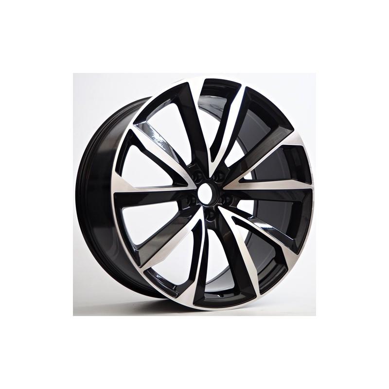 Llanta st wheels 10x22 5x112 et25 66.45 black face machined