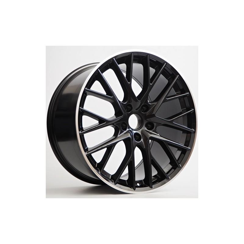 Llanta st wheels 9.5x21 5x130 et65 71.56 black/lip machined
