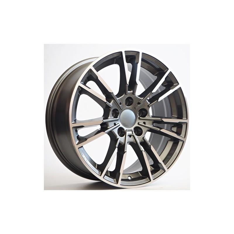Llanta st wheels grand 9.5x20 5x120 et38 72.56 grey face machined