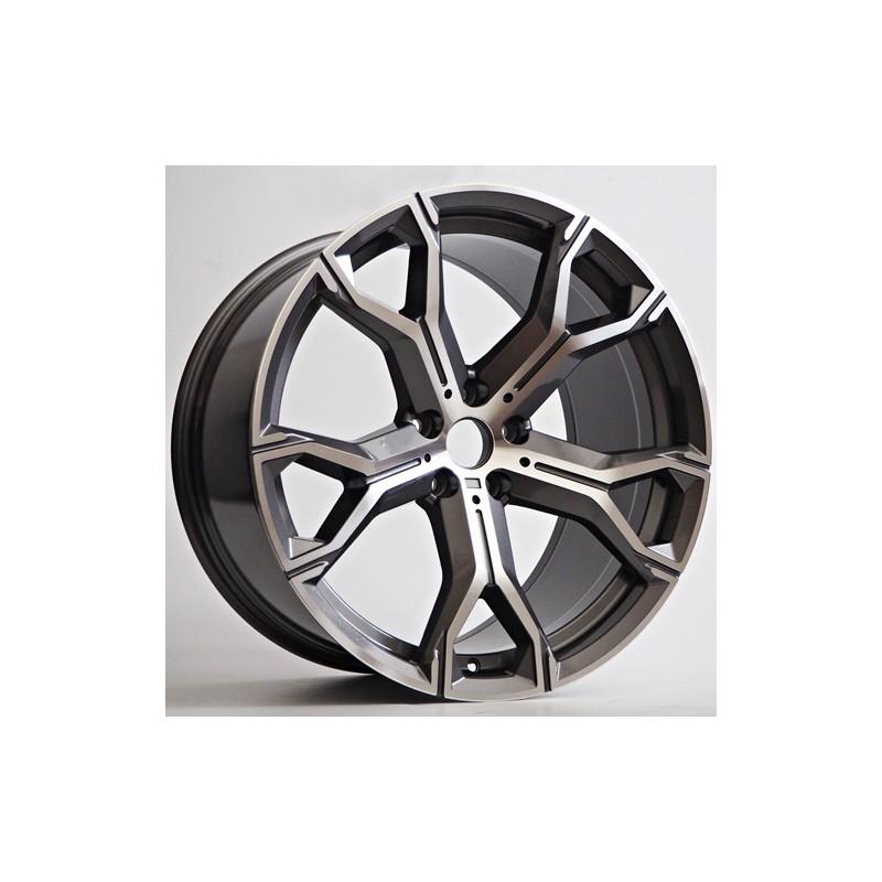 Llanta st wheels 9x20 5x112 et35 66.60 grey face machined