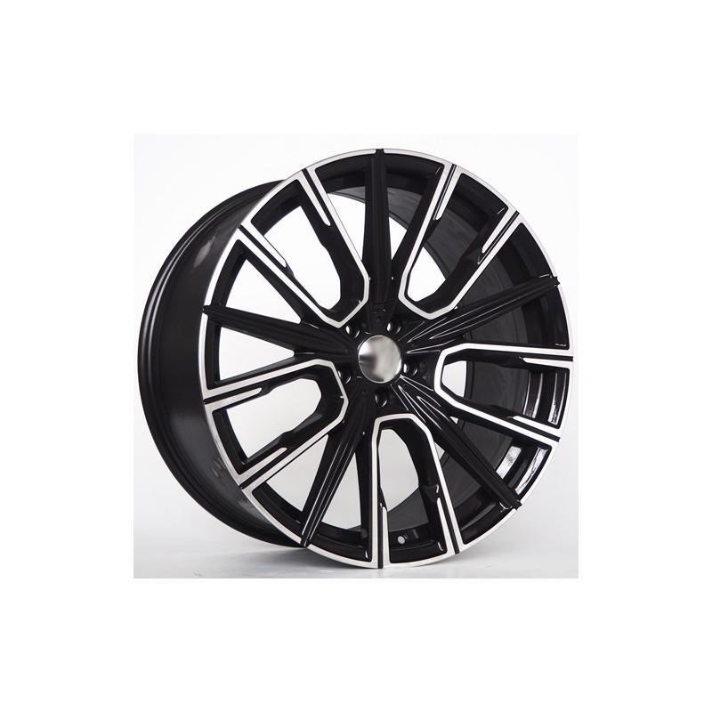 Llanta st wheels oster 10x21 5x112 et41 66.56 black face machined