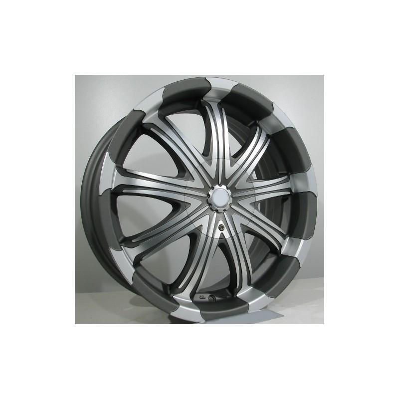 Llanta st wheels abelo 7x17 10x108 et40 73.10 grey matt face machined 