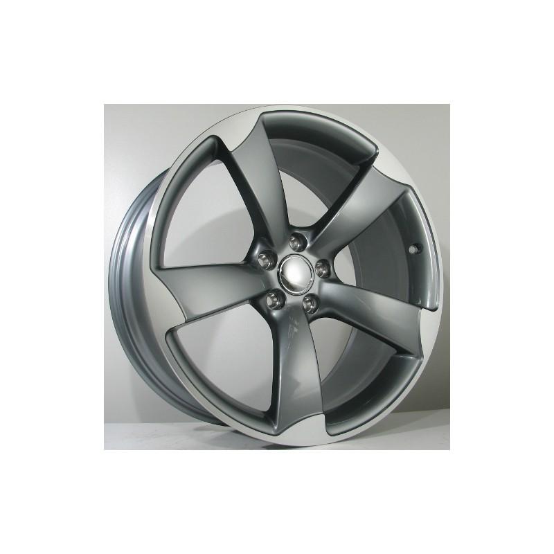 Llanta st wheels oman 9x20 5x112 et26 66.45 grey face machined 