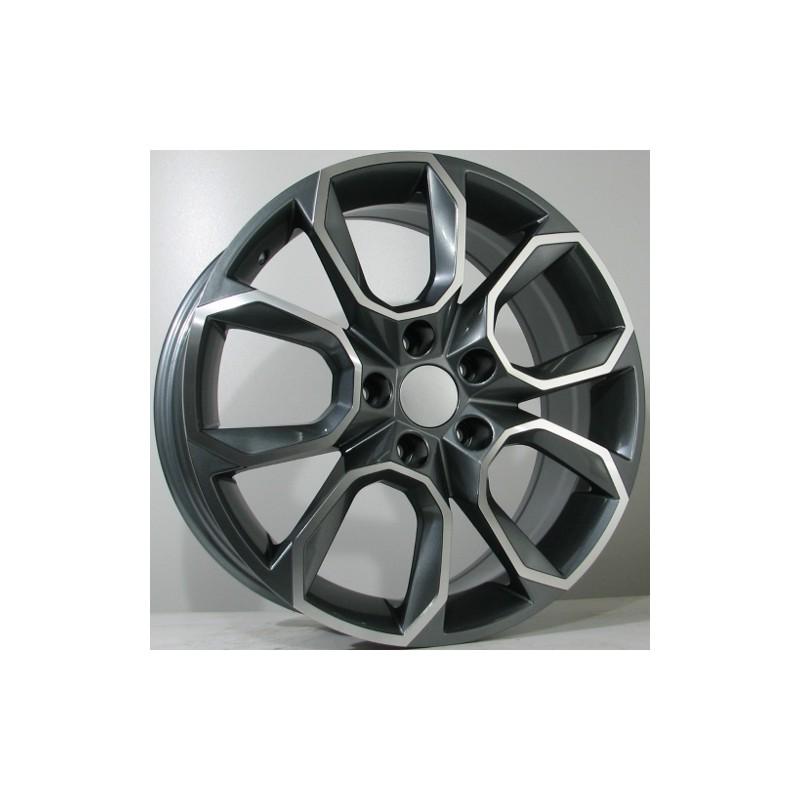 Llanta st wheels sila 8x18 5x112 et43 57.10 grey face machined 