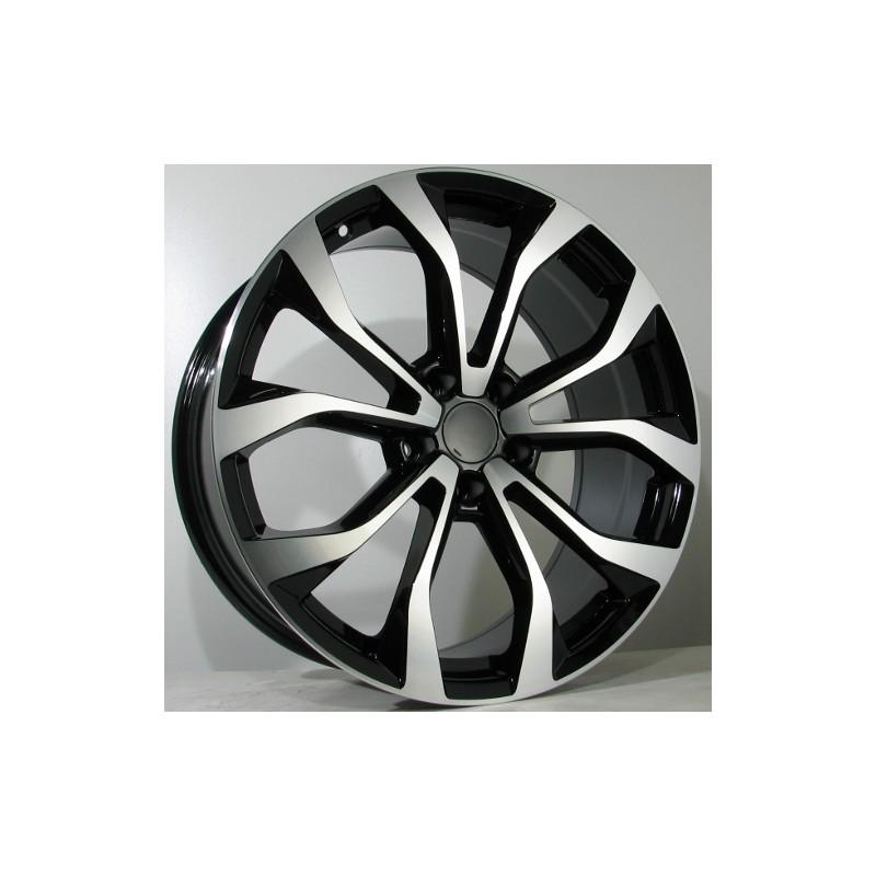 Llanta st wheels almese 8.5x19 5x112 et35 66.45 black face machined 