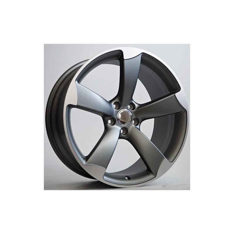 Llanta st wheels oman 9x20 5x112 et26 66.45 grey matt face machined