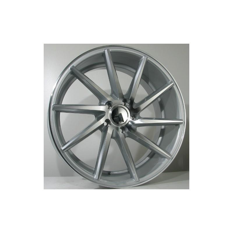 Llanta st wheels 9x20 5x0 et35 66.45 silver face machined