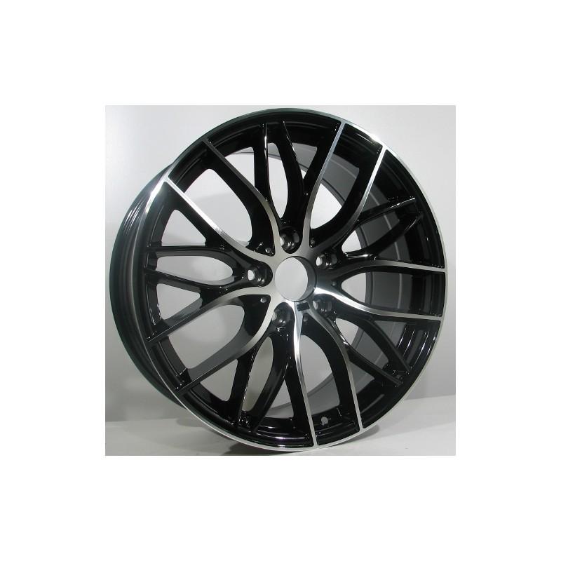 Llanta st wheels sigulo 8.5x19 5x120 et35 72.56 black face machined 