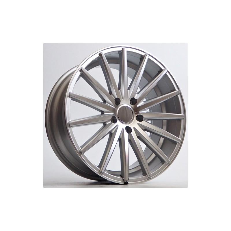 Llanta st wheels masera 9.5x19 5x112 et42 66.45 silver face machined