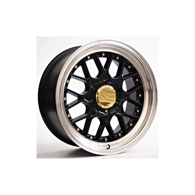 Llanta st wheels rkw07 7.5x17 4x100 et10 73.10 black/lip machined