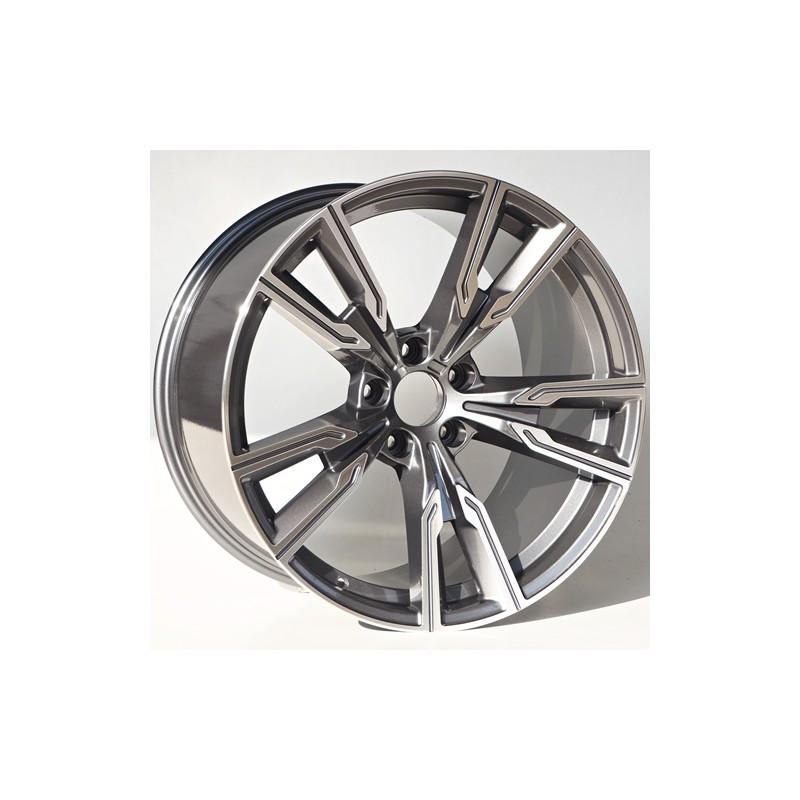 Llanta st wheels charm 10x20 5x120 et40 74.10 grey face machined