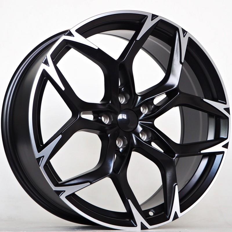 Llanta st wheels oliver 8.5x19 5x112 et43 57.10 satin black+machined spoke