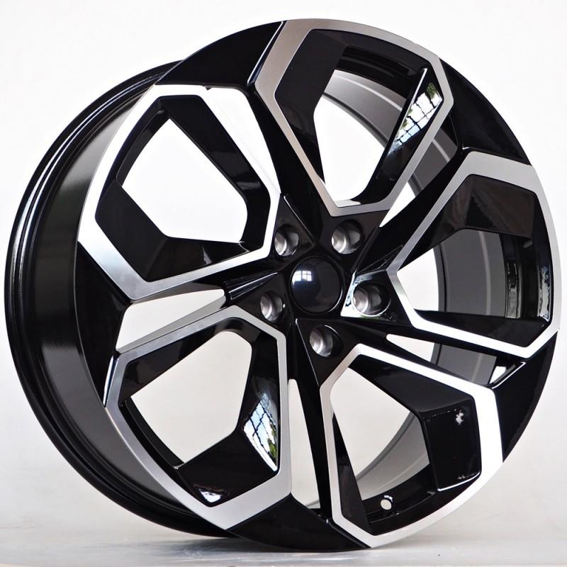 Llanta st wheels vito 8.5x19 5x112 et45 57.10 black face machined