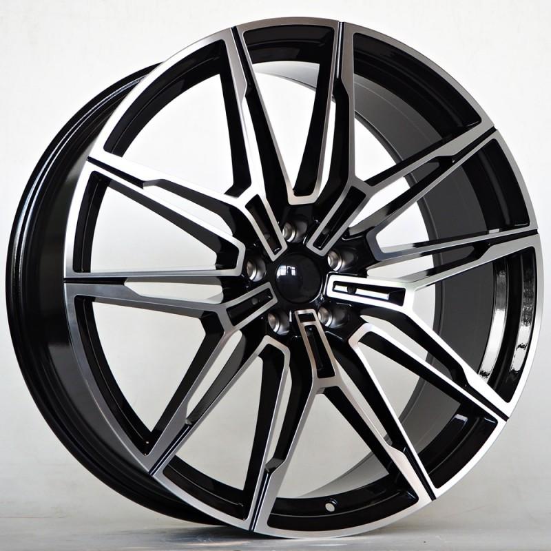 Llanta st wheels nero 8.5x21 5x112 et26 66.50 black face machined