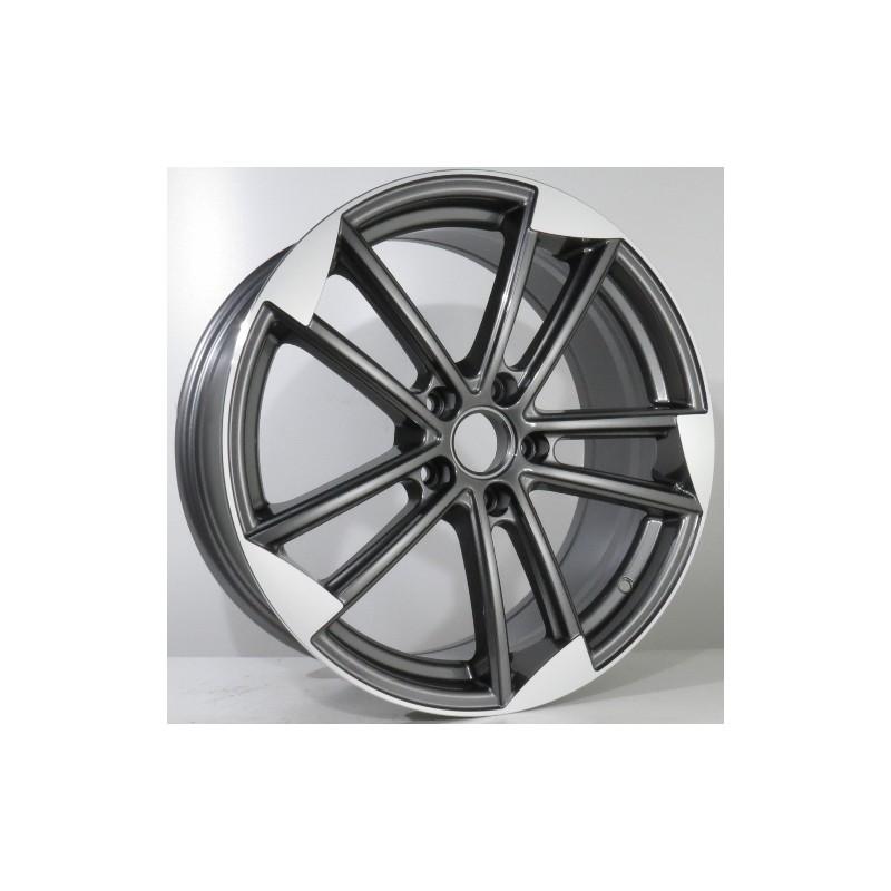 Llanta st wheels monzini 8x18 5x112 et42 66.45 grey face machined 