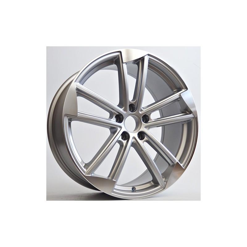 Llanta st wheels monzini 8.5x19 5x112 et40 66.45 silver face machined 