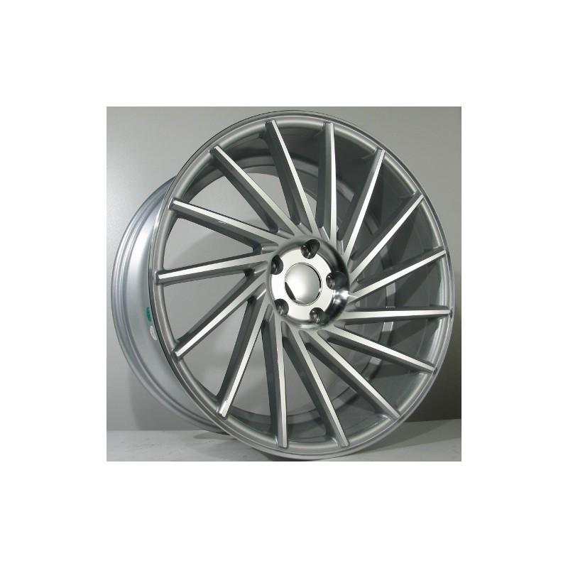Llanta st wheels taora 9.5x20 5x120 et35 72.60 silver face machined 