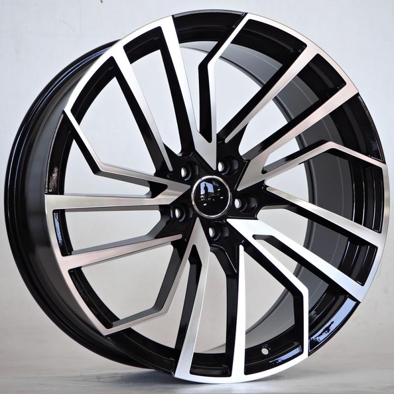 Llanta st wheels comet 9x21 5x112 et30 66.50 black face machined