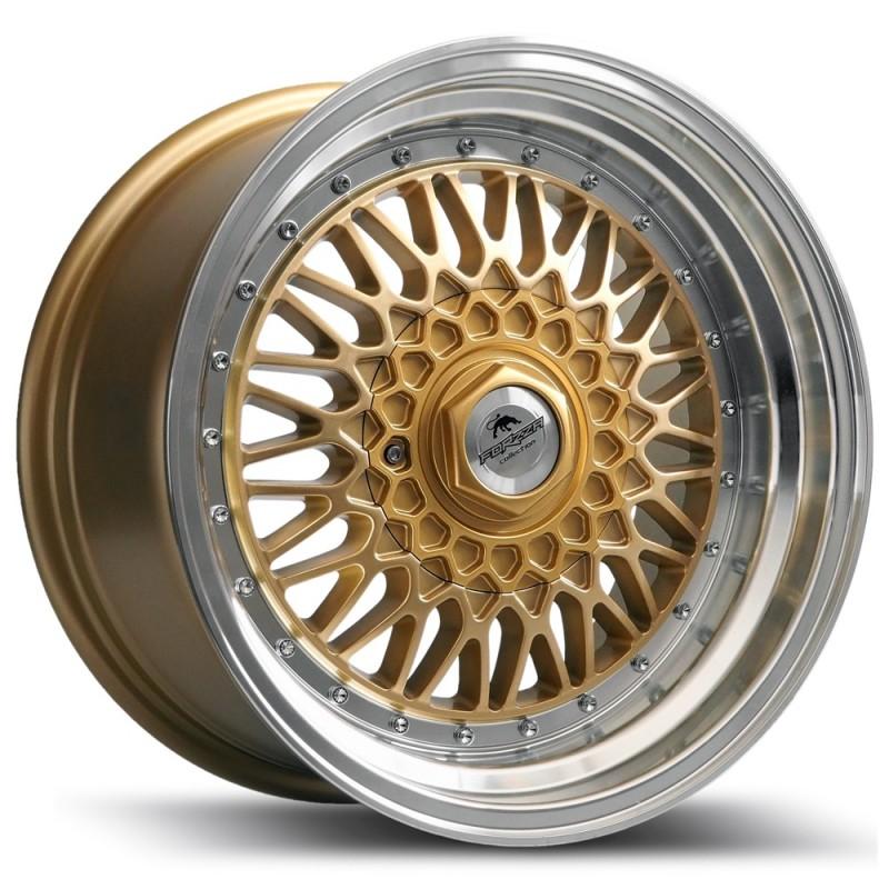 Llanta forzza malm 9.5x17 5x112 et20 72.56 gold/lip machined