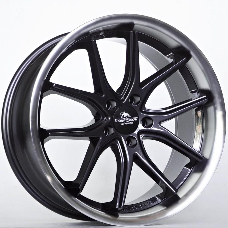Llanta forzza storm 9x20 5x120 et30 72.56 black magic lip polished