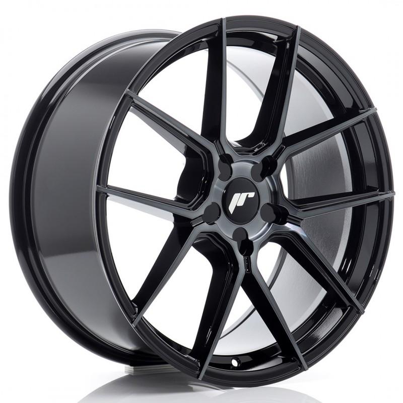 JR Wheels JR30 19x8,5 ET20-45 5H BLANK Black Machined w/ Tinted Face