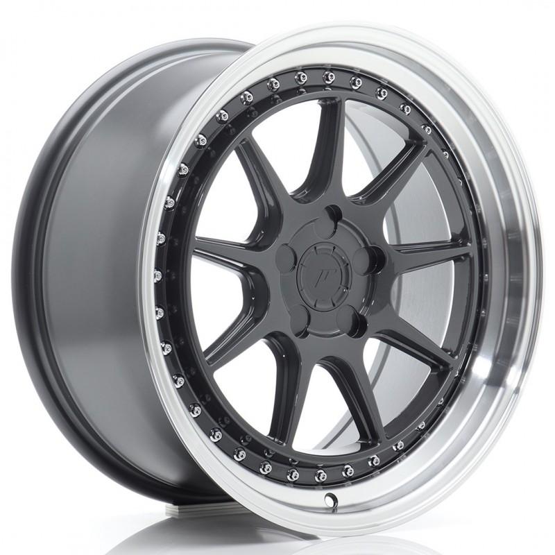 JR Wheels JR47 18x8,5 ET15-35 5H BLANK Hyper Gray w/ Machined Lip