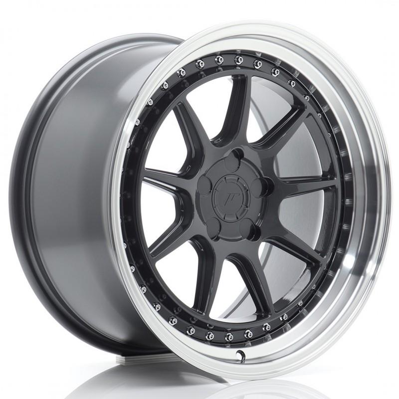 JR Wheels JR47 18x9,5 ET15-35 5H BLANK Hyper Gray w/ Machined Lip