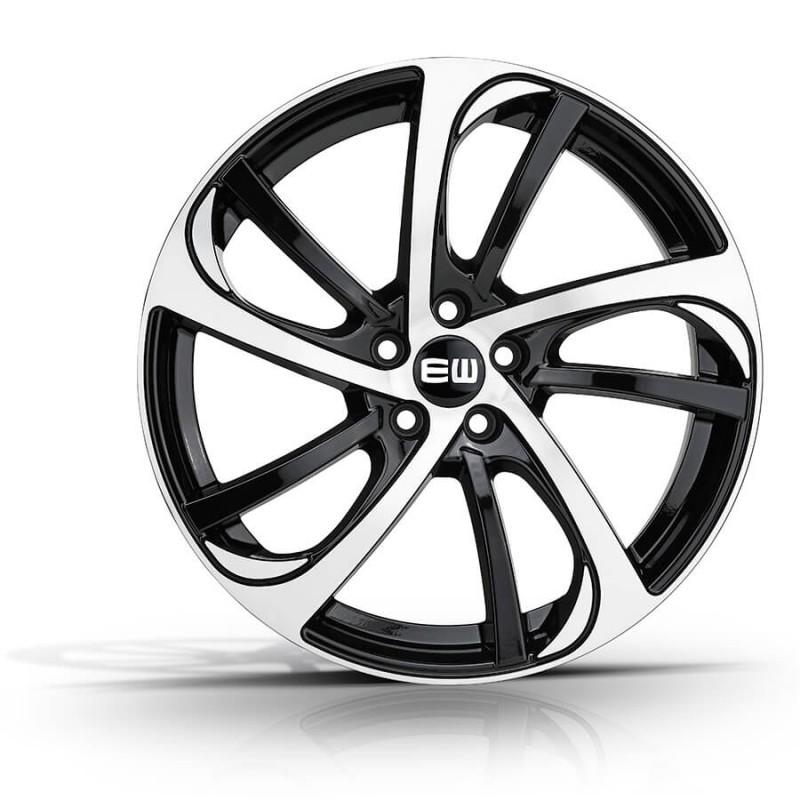 ELITE WHEELS EW03 7.5X17 5X110 ET31 65.1 BLACK POLISHED