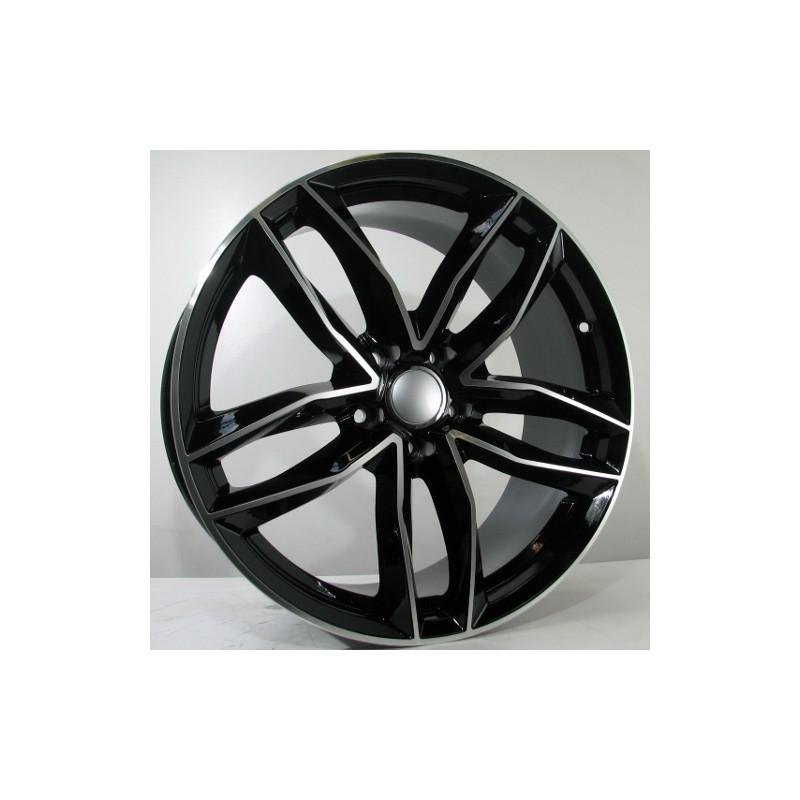 Llanta st wheels douglas 9x20 5x112 et35 66.46 black face machined 