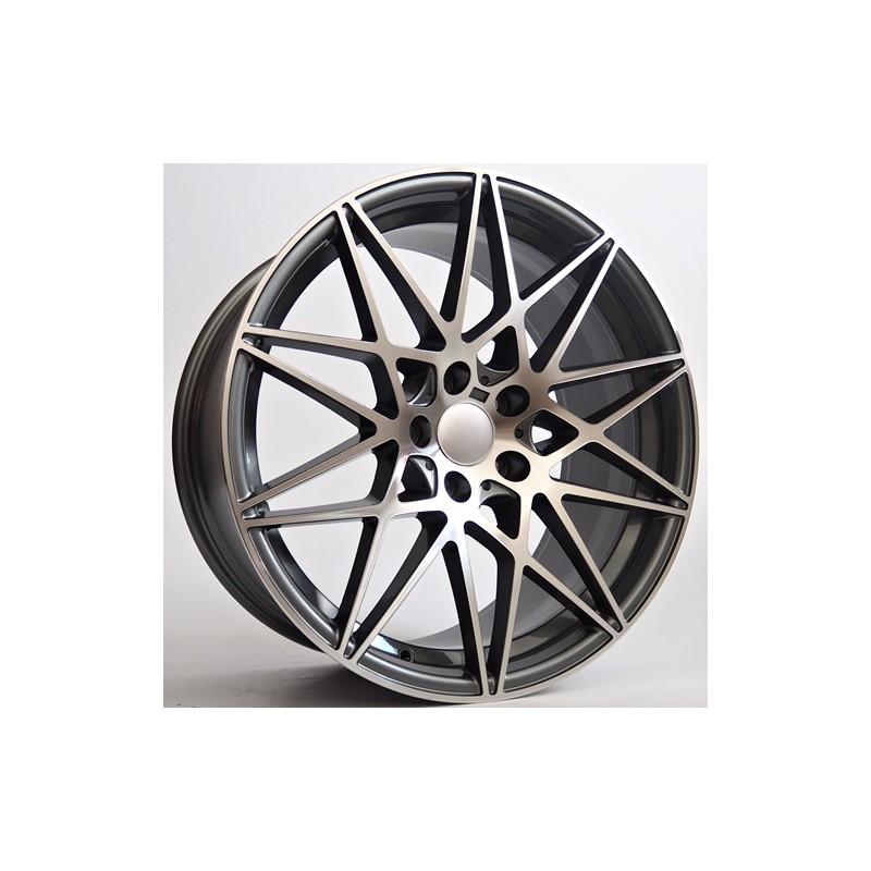 Llanta st wheels rivali 9x18 5x120 et37 72.56 grey face machined