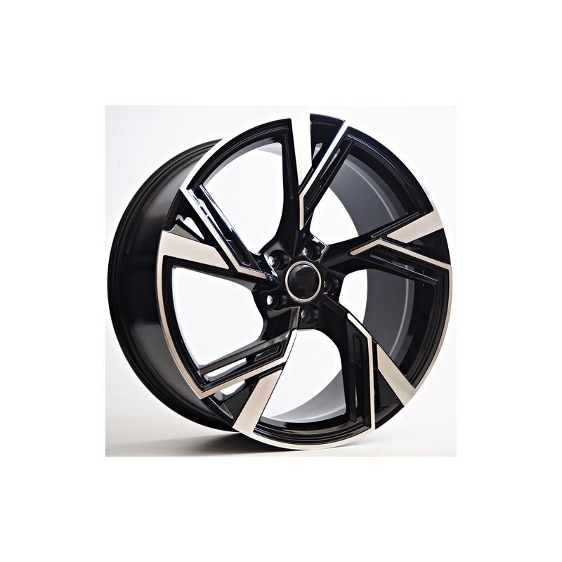 Llanta st wheels 8.5x19 5x112 et35 66.46 black face machined