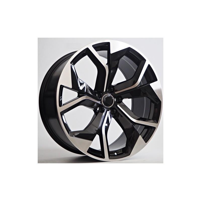 Llanta st wheels 10x22 5x112 et20 66.46 black face machined
