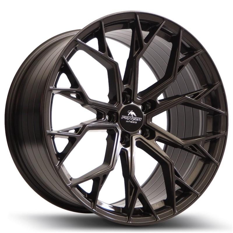 Llanta forzza titan 8x18 5x112 et42 66.45 dark graphite
