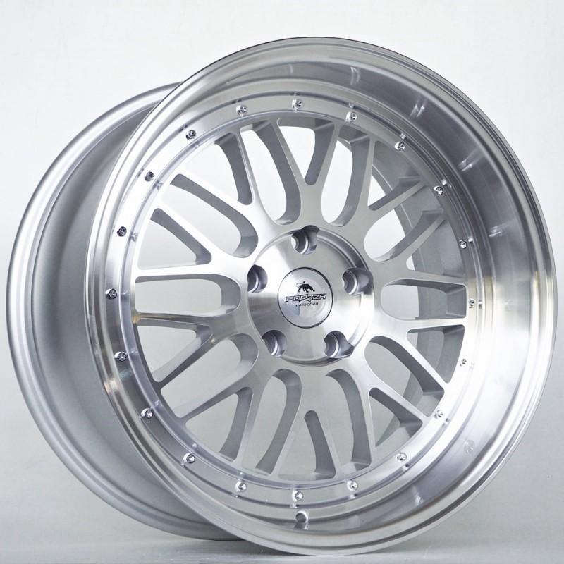 Llanta forzza spot 10x19 5x120 et30 74.10 silver face machined