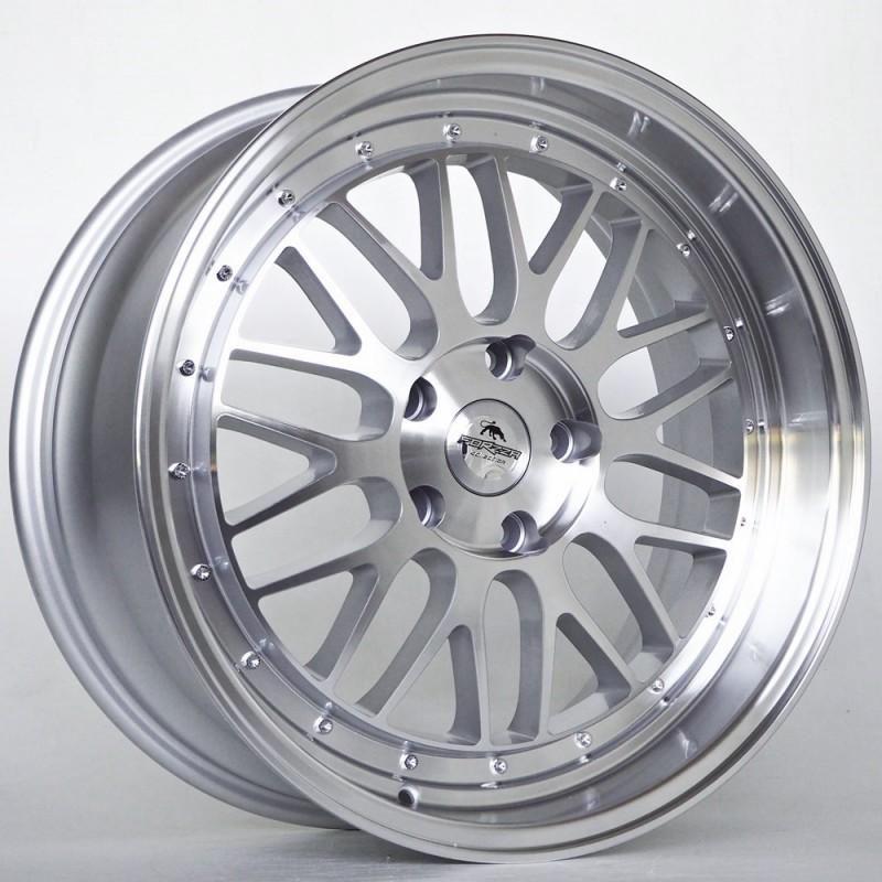 Llanta forzza spot 8.5x19 5x112 et25 66.45 silver face machined