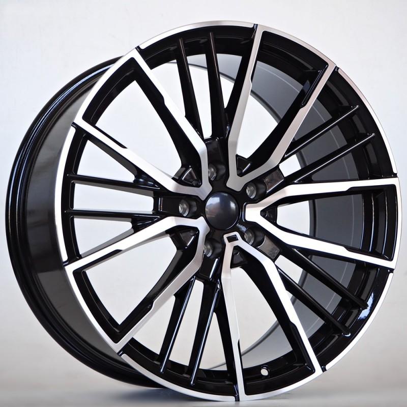 Llanta st wheels primo 8x19 5x112 et50 66.60 black face machined