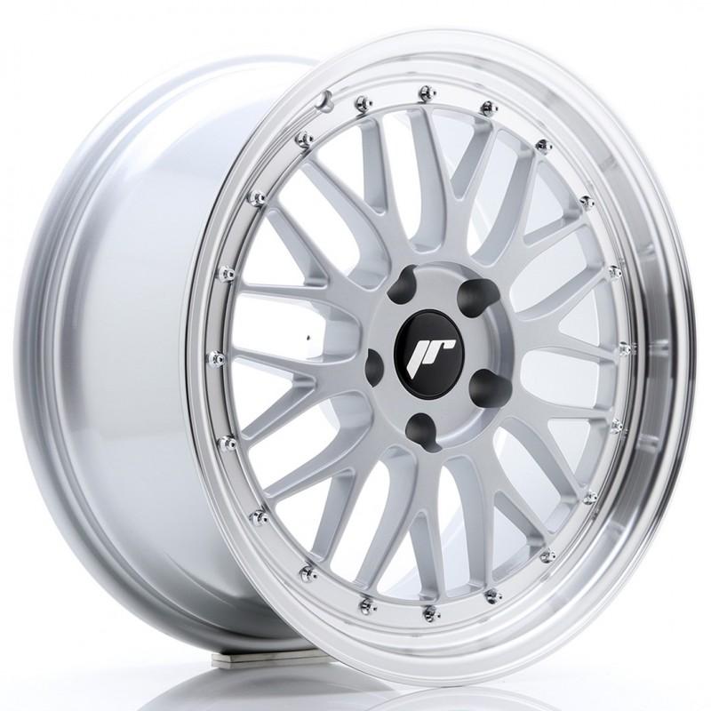 JR Wheels JR23 18x8,5 ET25 5x120 Hyper Silver w/ Machined Lip