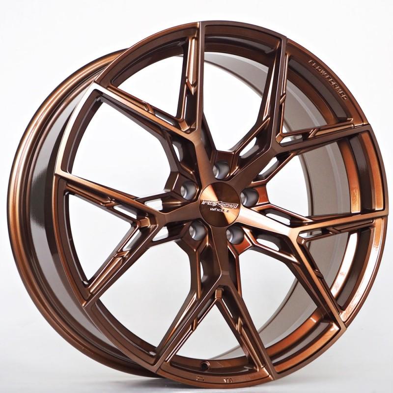 Llanta forzza gravity 9x21 5x112 et25 66.56 bronze brushed + bronze clear coat