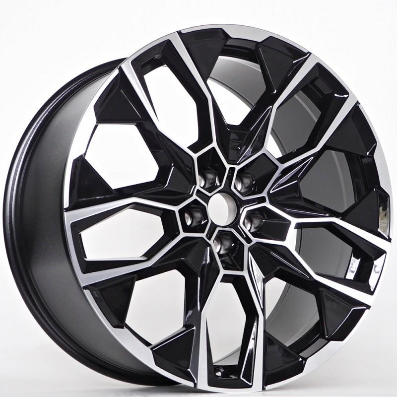 Llanta st wheels hans 10.5x21 5x112 et43 66.50 black face machined