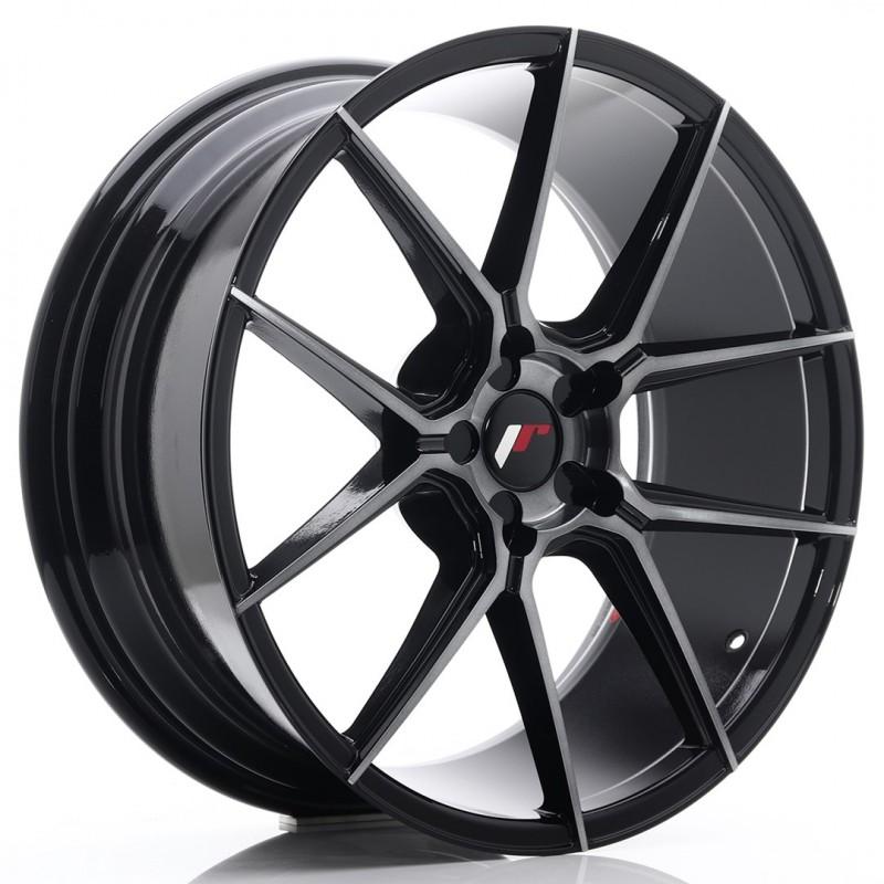 Llanta jr wheels jr30 20x8,5 et20-42 5h blank black brushed w/tinted face
