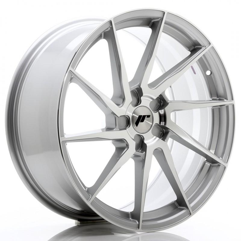 Llanta jr wheels jr36 20x9 et15-38 5h blank silver brushed face