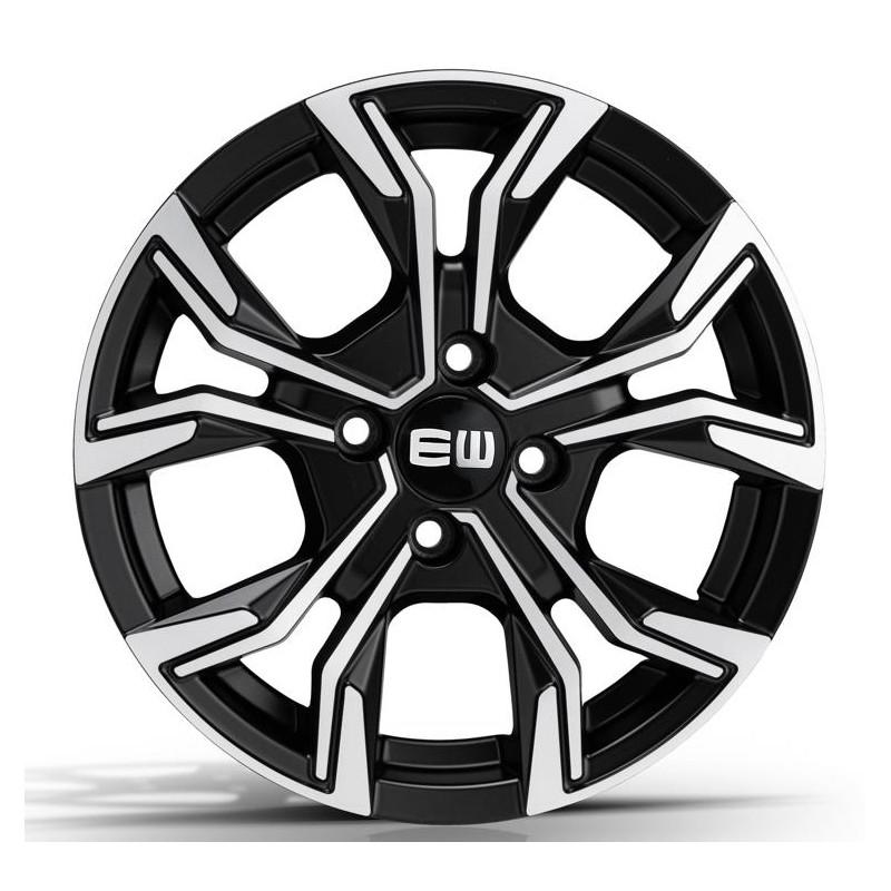 Llanta elite wheels ej12 7.5x18 5x114.3 et40 67.1 black polish